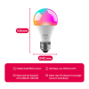 Innr Slimme E27 led lamp | Peer A60 | RGB + 1800-6500K | Zigbee | 8.6W (60W) | 2 stuks LIN00197 - 2