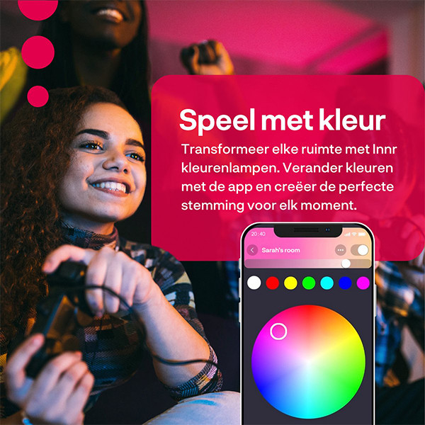 Innr Slimme GU10 led spot | RGB + 1800-6500K | Zigbee | 4.9W LIN00199 - 3