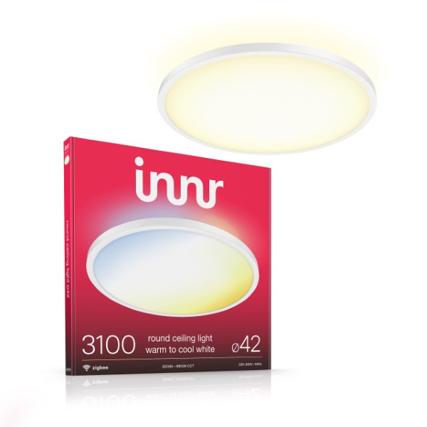 Innr Slimme plafondlamp | Rond | Ø 42 cm | 2000-6500K | Wit | Zigbee | 24W LIN00207 - 2
