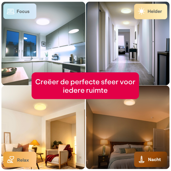 Innr Slimme plafondlamp | Rond | Ø 42 cm | 2000-6500K | Wit | Zigbee | 24W LIN00207 - 5