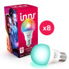 Innr Smart Bulb Colour E27 | RGB + 1800-6500K |  Zigbee 3.0 | 806 lumen | 8.5W | 8 stuks  LIN00167 - 1