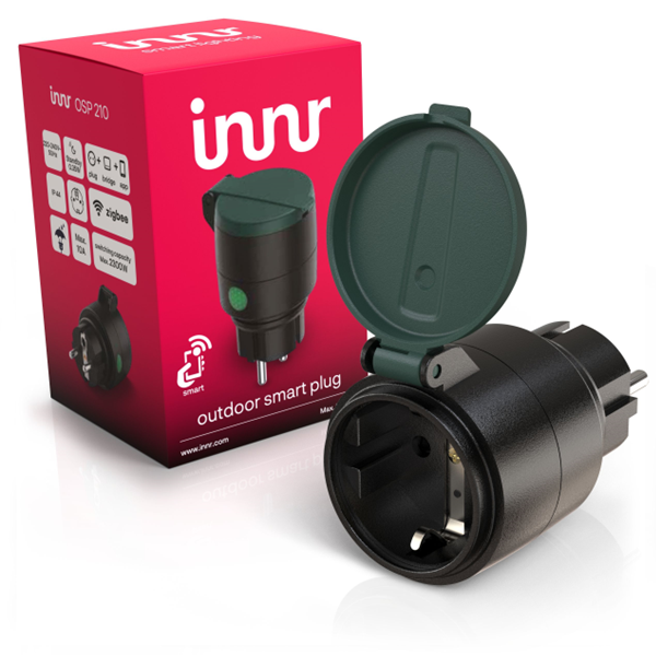 Innr Smart Plug Outdoor | Max. 2300W | Zwart | 1 stuk  LIN00134 - 1