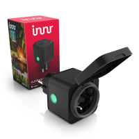 Innr Smart Plug Outdoor met energiemeter | Zigbee 3.0 | Max. 3680W | Zwart LIN00200
