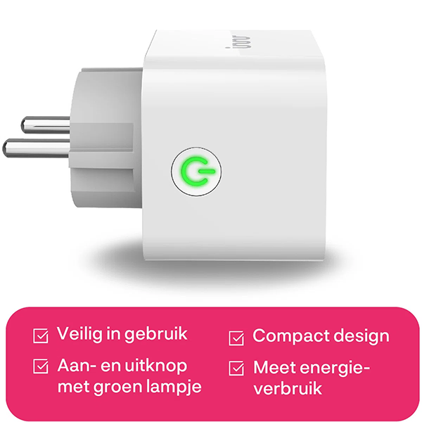 Innr Smart Plug met energiemeter | Zigbee 3.0 | Max. 3680W | Wit  LIN00138 - 3