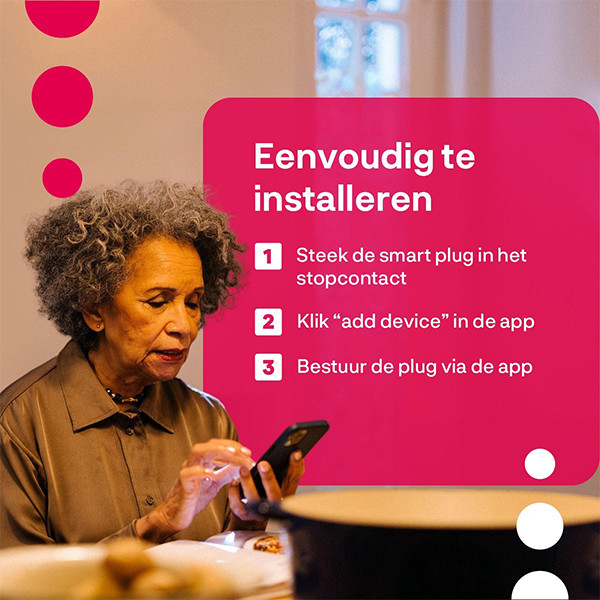 Innr Smart Plug met energiemeter | Zigbee 3.0 | Max. 3680W | Zwart | 2 stuks LIN00201 - 4