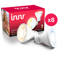 Innr Smart Spot GU10 Comfort | 2200-6500K | Zigbee 3.0 | 470 lumen | 4.8W | 8 stuks  LIN00193