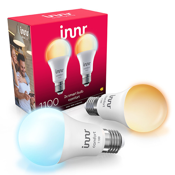 Innr Smart lamp E27 | Peer A60 | Comfort | Zigbee | 10.5W | 2 stuks  LIN00148 - 1