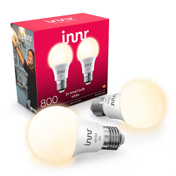 Innr Smart lamp E27 | Peer A60 | White | Zigbee | 8.5W | 2 stuks  LIN00146 - 1