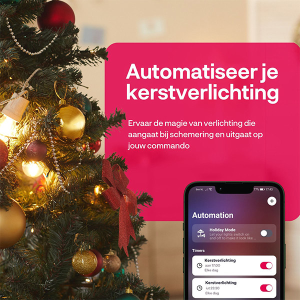 Innr Smart plug | inclusief energiemeter | Max. 3680W | Zigbee | IP54 | Zwart (NL) | 2 stuks LIN00201 - 6