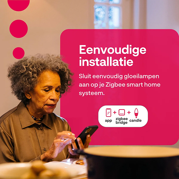 Innr Zigbee E14 kaarslamp | 2700K | 470 lumen | Werkt met Philips Hue | 4.6W  LIN00144 - 3