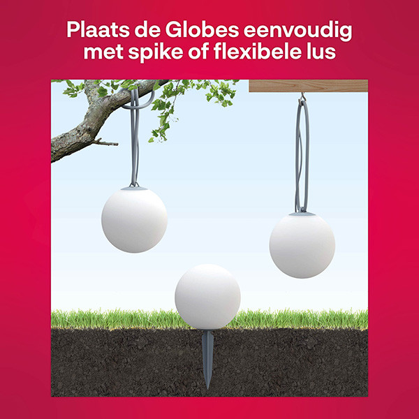 Innr Zigbee Outdoor Globe Light basisset | RGB + 1800-6500K | Werkt met Philips Hue | 4.6W | 3 stuks  LIN00115 - 4