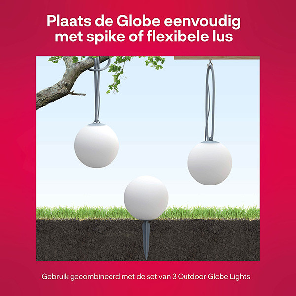 Innr Zigbee Outdoor Globe Light uitbreiding | RGB + 1800-6500K | Werkt met Philips Hue | 4.6W | 3 stuks  LIN00116 - 7
