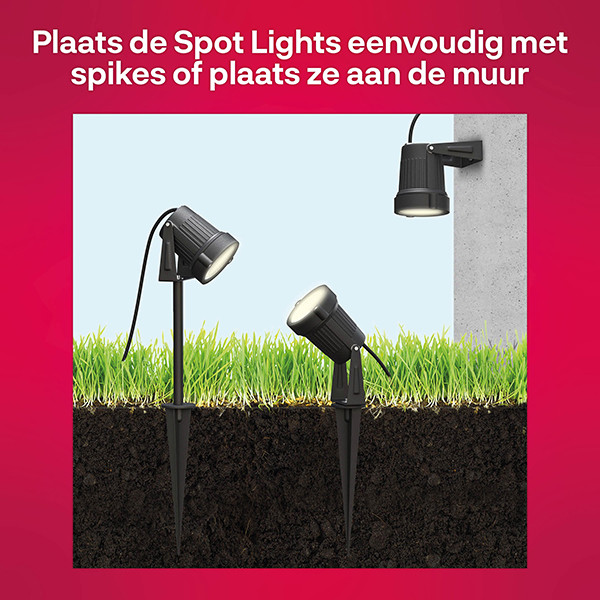 Innr Zigbee Outdoor Spot Light basisset | RGB + 1800-6500K | Werkt met Philips Hue | 4.7W | 3 stuks  LIN00142 - 3
