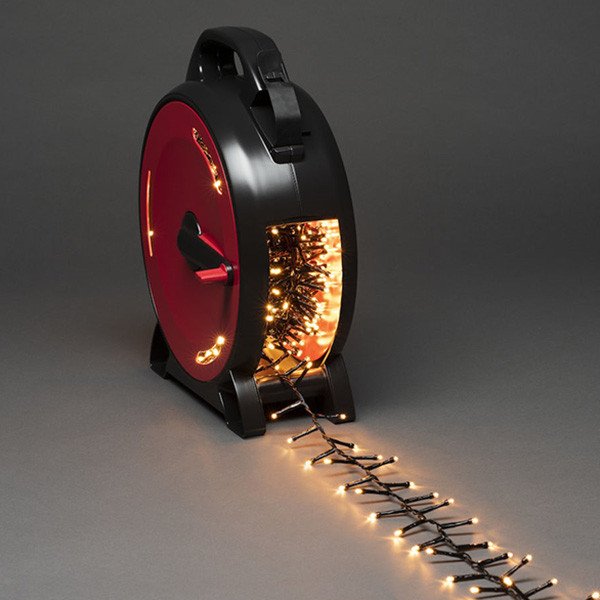 Konstsmide Clusterverlichting op haspel | 32 meter | 1000 leds | Konstsmide  LKO00641 - 1