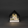 Konstsmide Glazen huis Xmas en bos motief | 2x AA | 15 x 10 x 14.7 cm LKO00980 - 1