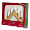 Kaarsenbrug | 39 x 24 cm | 7 lampjes | Warm wit | Hout | Konstsmide LKO00781 - 3
