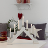 Kaarsenbrug | 39 x 24 cm | 7 lampjes | Warm wit | Wit | Konstsmide LKO00782 - 2