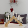 Kaarsenburg | 39 x 24 cm | 7 lampjes | Warm wit | Hout | Konstsmide LKO00781 - 2