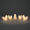 Kerst eekhoorn met verlichting | Warm wit | 40 lampjes | 5 stuks | Konstsmide LKO00796 - 1