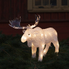 Kerst eland met verlichting op batterijen | 17 cm | Warm witte | 24 lampjes | Konstsmide LKO00835 - 2