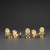 Kerst pandabeer met verlichting | Warm wit | 40 lampjes | 5 stuks | Konstsmide LKO00795 - 1