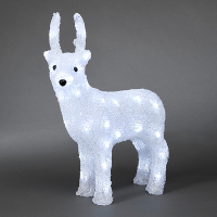 Kerst rendier met verlichting | Warm wit | 40 lampjes | Konstsmide LKO00800