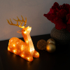 Kerst rendier op batterijen | 22 cm | Warm wit | 24 lampjes | Konstsmide LKO00829 - 2