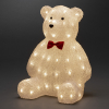 Kerst teddybeer met verlichting | Warm wit | 64 lampjes | Konstsmide LKO00793 - 1