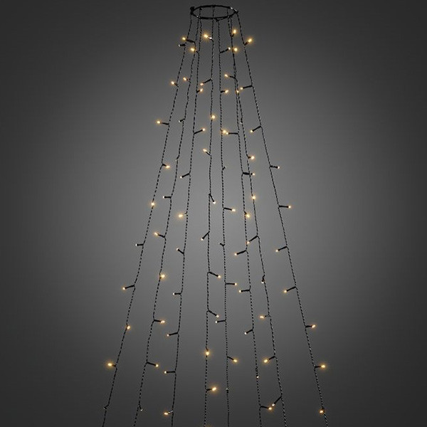Konstsmide Kerstboommantel 240 cm | extra warm wit | 150 lampjes met app besturing | Konstsmide  LKO00525 - 1