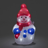 Konstsmide Kerstdecoratie sneeuwpop led voor buiten, werkt op batterijen (Konstsmide)  LKO00528