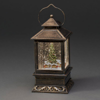 Kerstlantaarn op batterijen | Kerstboom | 22 cm | Konstsmide LKO00347