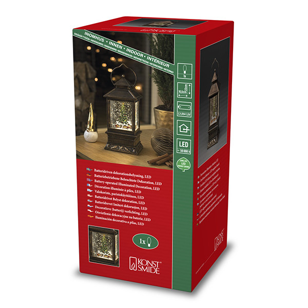Kerstlantaarn op batterijen | Kerstboom | 22 cm | Konstsmide LKO00347 - 4