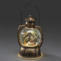 Kerstlantaarn op batterijen | Kerstverhaal | 20 cm | Konstsmide LKO00358