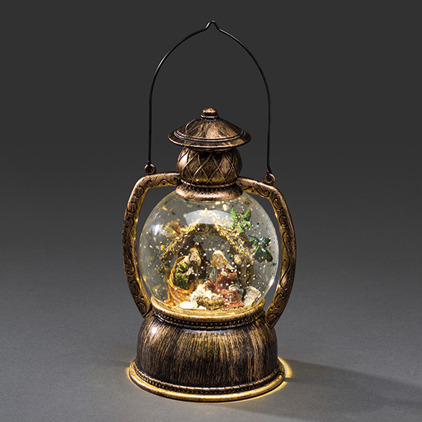 Kerstlantaarn op batterijen | Kerstverhaal | 20 cm | Konstsmide LKO00358 - 2