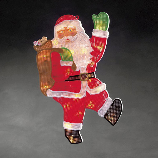 Konstsmide Kerstman met verlichting | 30 x 45 cm | 20 lampjes | Konstsmide  LKO00334 - 1