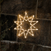 Kerstster Acryl hangend | 38 cm | Warm wit | 40 lampjes | Konstsmide LKO00786 - 2