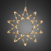 Kerstster Acryl hangend | 58 cm | Warm wit | 60 lampjes | Konstsmide LKO00787 - 1
