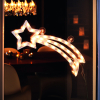 Kerstster met verlichting | 22 x 55 cm | Warm wit | 35 lampjes | Konstsmide LKO00251 - 4