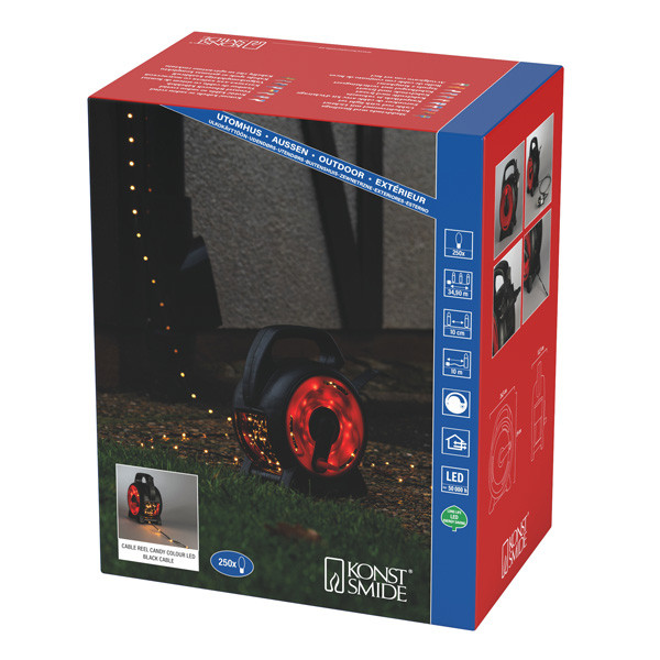 Kerstverlichting op rol 25 meter | Extra warm wit | 250 lampjes LKO00983 - 5