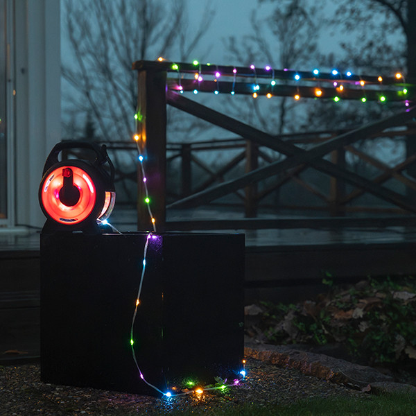 Kerstverlichting op rol 25 meter | Multicolor | 250 lampjes LKO00984 - 4