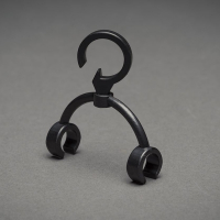 Kunststof ophangbeugeltjes | Zwart | 10 stuks