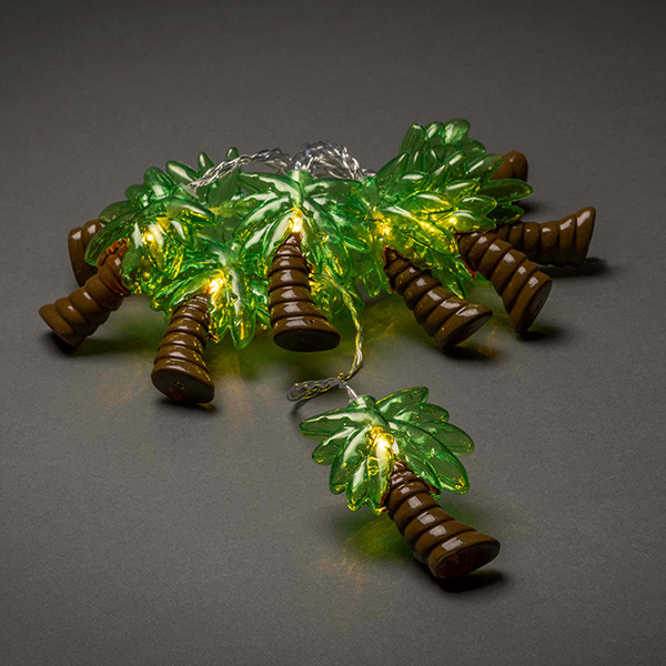 Konstsmide LED Decoratiesnoer met 10 palmbomen 3125-903, warmwit met timer (Konstsmide)  LKO00403 - 1