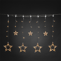 LED Sterrengordijn 90 x 67 cm | 77 lampjes | Extra warm wit | Konstsmide LKO00805