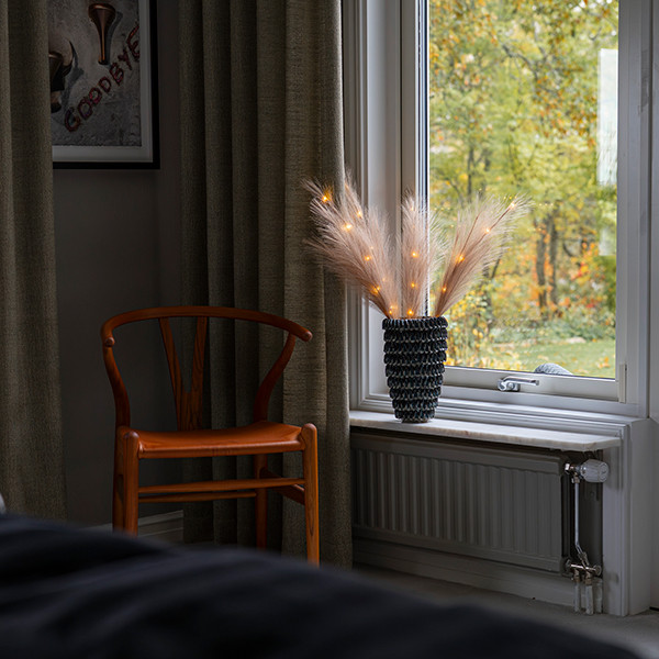 Lichtboom | Decoratief riet 50 cm | 28 lampjes | Warm wit | Beige | Konstsmide LKO00976 - 2