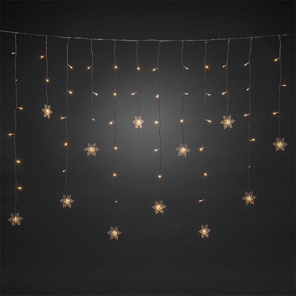 Lichtgordijn 140 x 120 cm | Warm wit | 60 lampjes | Konstsmide LKO00802 - 1