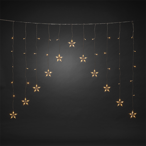 Lichtgordijn 140 x 120 cm | Warm wit | 85 lampjes | Konstsmide LKO00806 - 1