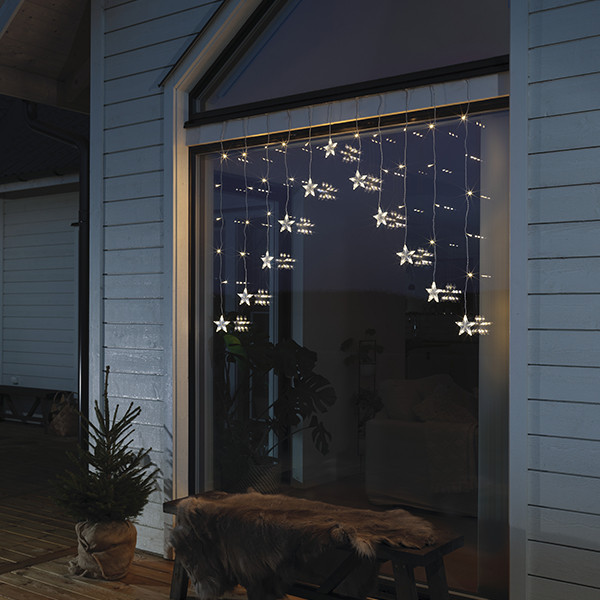 Lichtgordijn 140 x 120 cm | Warm wit | 85 lampjes | Konstsmide LKO00806 - 3