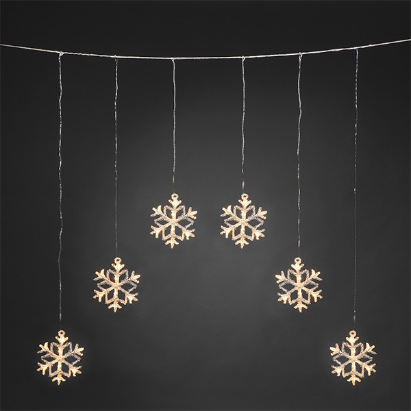 Lichtgordijn 90 x 80 cm| Warm wit | 48 lampjes | Konstsmide LKO00807 - 1