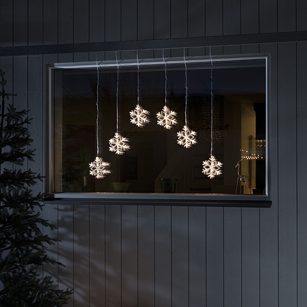 Lichtgordijn 90 x 80 cm | Warm wit | 48 lampjes | Konstsmide LKO00807 - 2