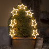 Lichtgordijn sterren 72 x 118 cm | Warm wit | 70 lampjes | Konstsmide LKO00804 - 3